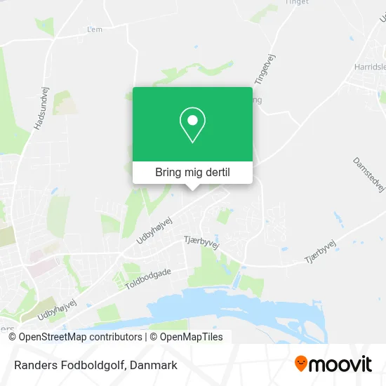 Randers Fodboldgolf kort