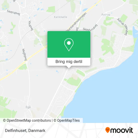 Delfinhuset kort