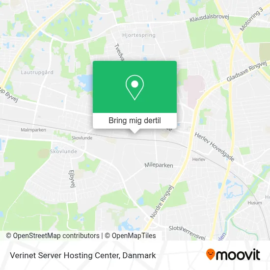 Verinet Server Hosting Center kort