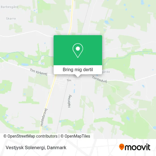 Vestjysk Solenergi kort