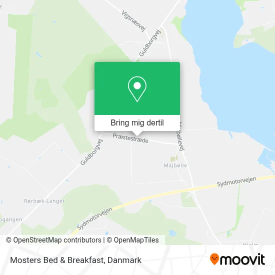Mosters Bed & Breakfast kort