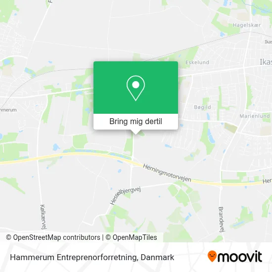 Hammerum Entreprenorforretning kort