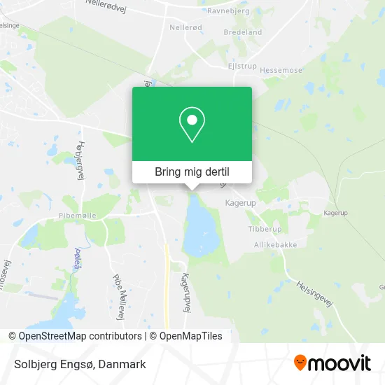 Solbjerg Engsø kort