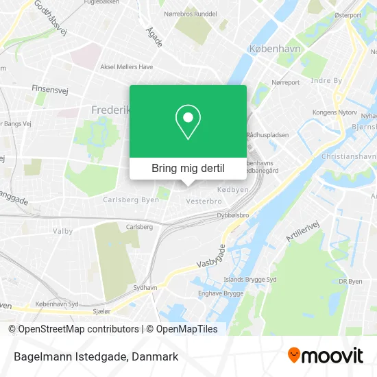 Bagelmann Istedgade kort