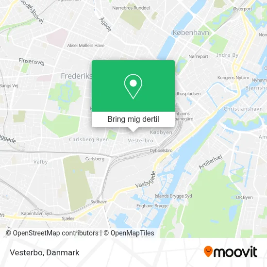 Vesterbo kort
