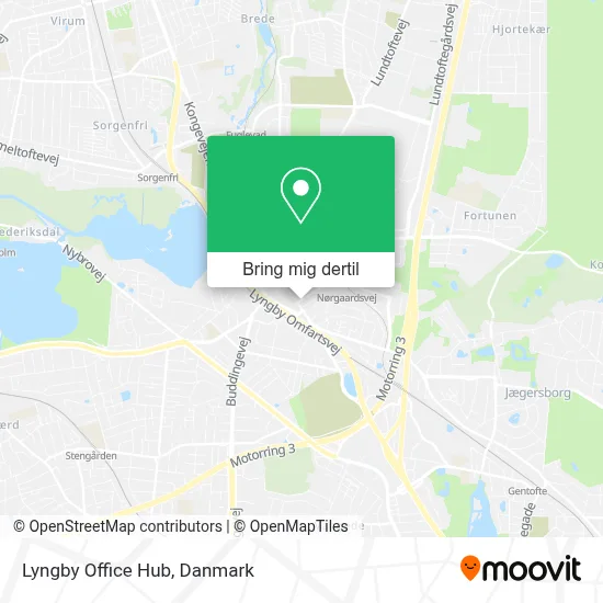 Lyngby Office Hub kort