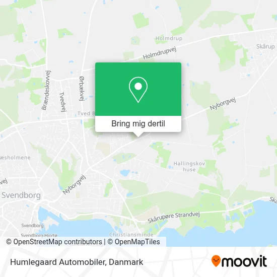 Humlegaard Automobiler kort
