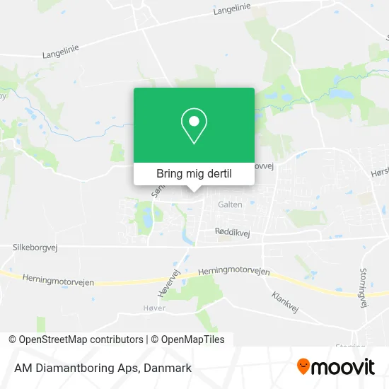 AM Diamantboring Aps kort