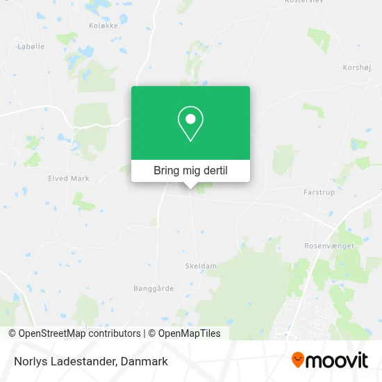 Norlys Ladestander kort