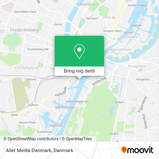 Aller Media Danmark kort