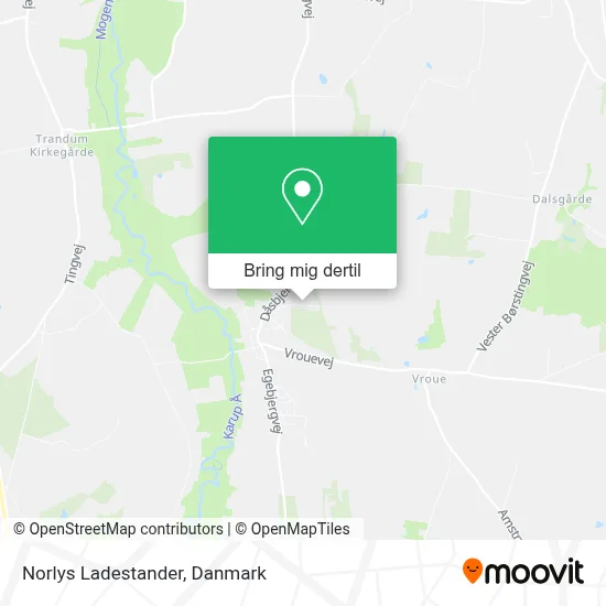 Norlys Ladestander kort