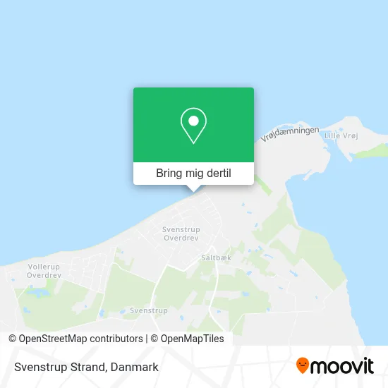 Svenstrup Strand kort