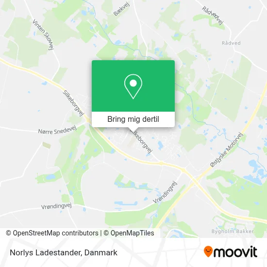 Norlys Ladestander kort