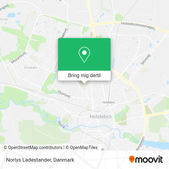 Norlys Ladestander kort