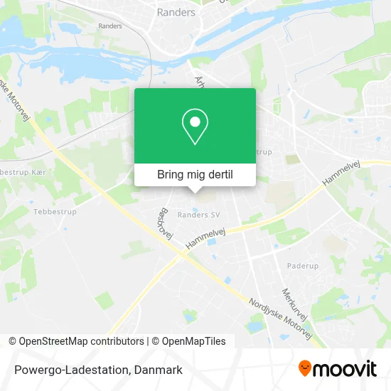 Powergo-Ladestation kort
