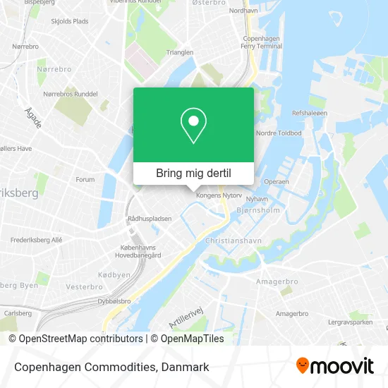 Copenhagen Commodities kort