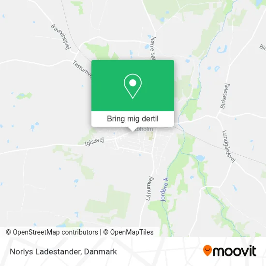 Norlys Ladestander kort