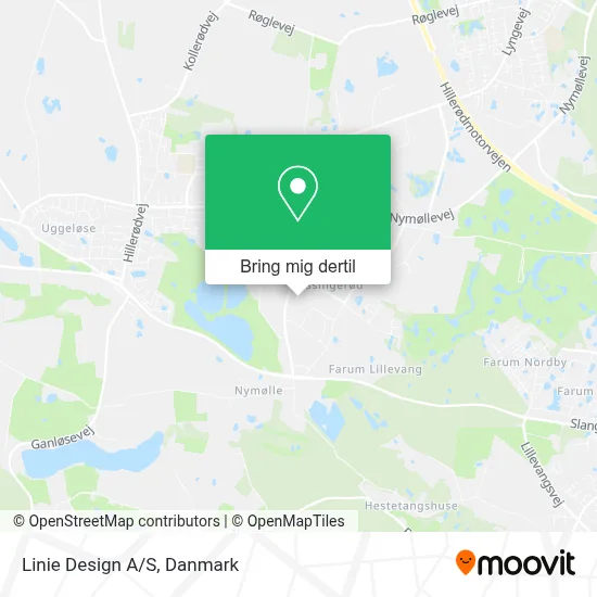Linie Design A/S kort