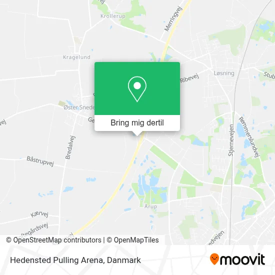 Hedensted Pulling Arena kort
