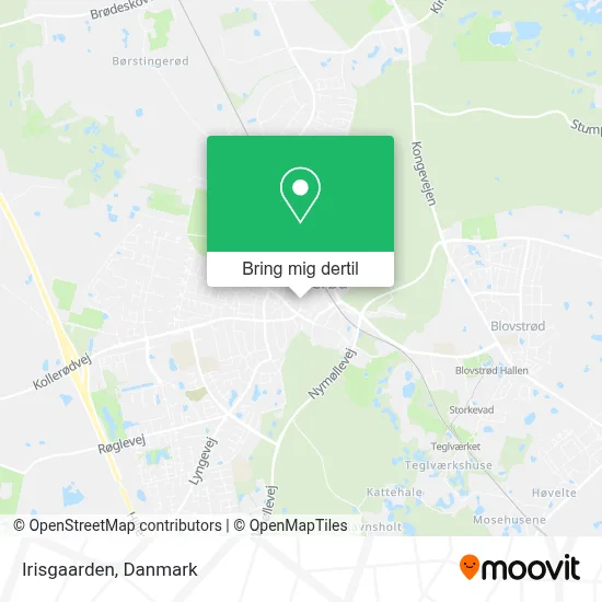 Irisgaarden kort