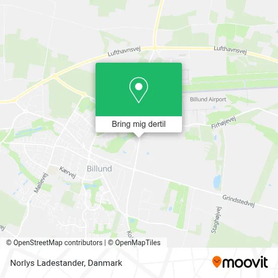 Norlys Ladestander kort