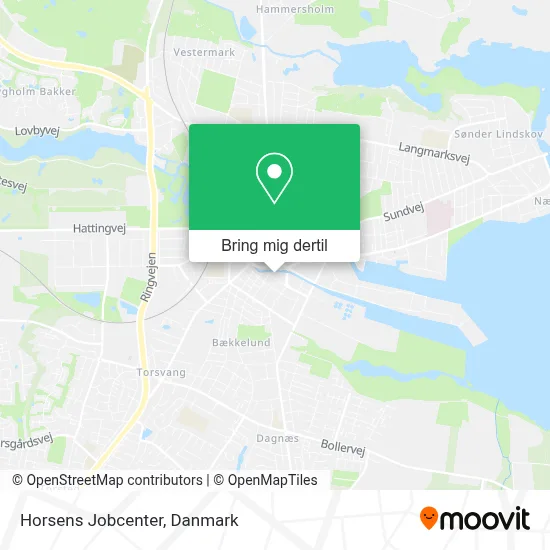 Horsens Jobcenter kort