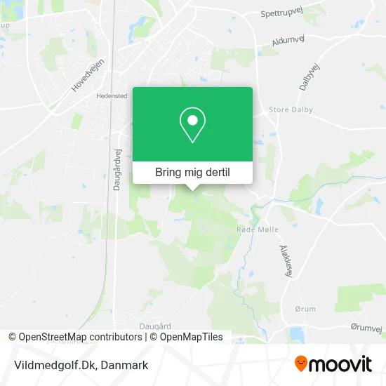Vildmedgolf.Dk kort