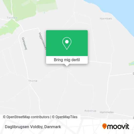 Daglibrugsen Voldby kort
