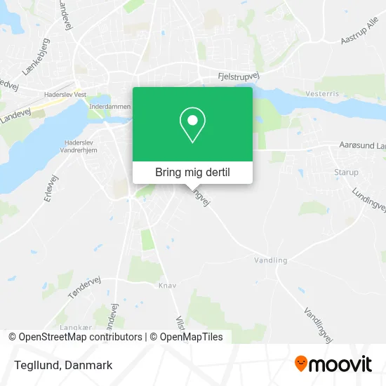Tegllund kort