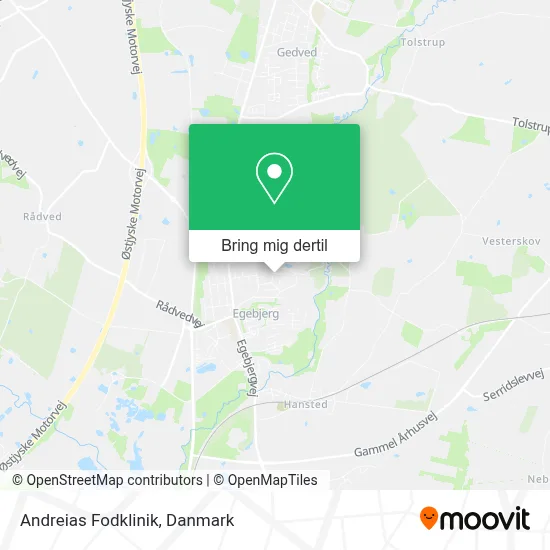 Andreias Fodklinik kort
