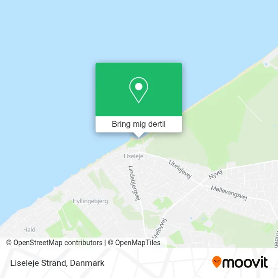 Liseleje Strand kort