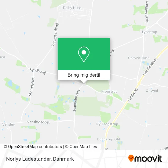 Norlys Ladestander kort