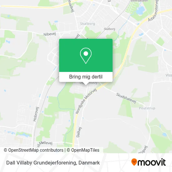 Dall Villaby Grundejerforening kort