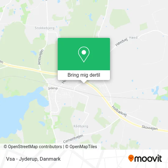 Vsa - Jyderup kort