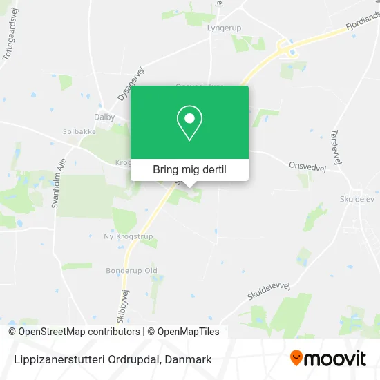 Lippizanerstutteri Ordrupdal kort