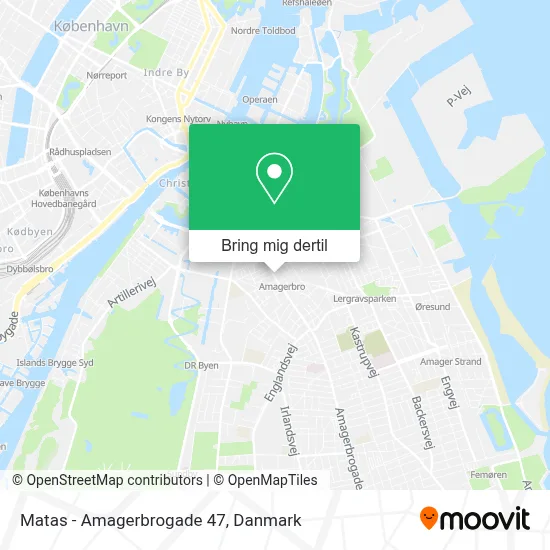 Matas - Amagerbrogade 47 kort