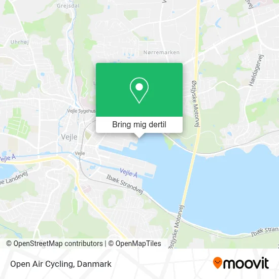 Open Air Cycling kort
