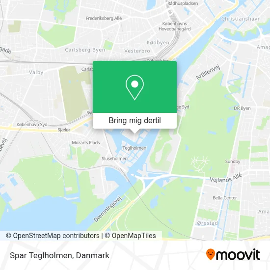 Spar Teglholmen kort