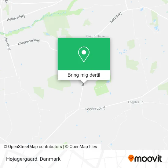 Højagergaard kort