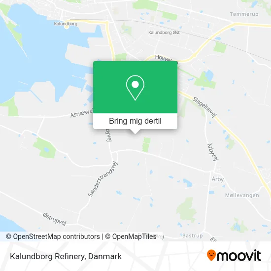 Kalundborg Refinery kort