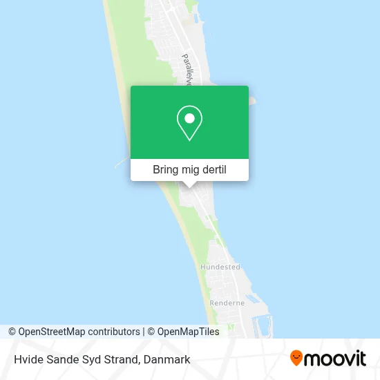 Hvide Sande Syd Strand kort