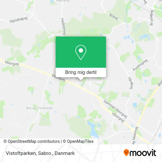 Vistoftparken, Sabro. kort