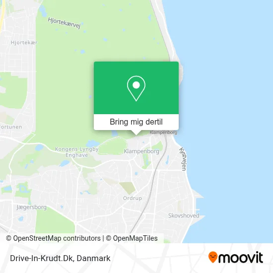 Drive-In-Krudt.Dk kort