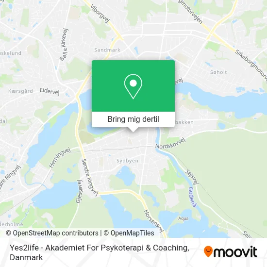 Yes2life - Akademiet For Psykoterapi & Coaching kort