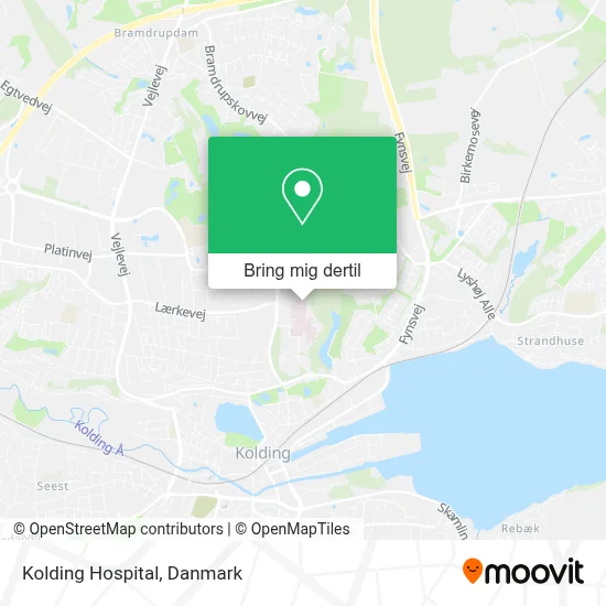 Kolding Hospital kort