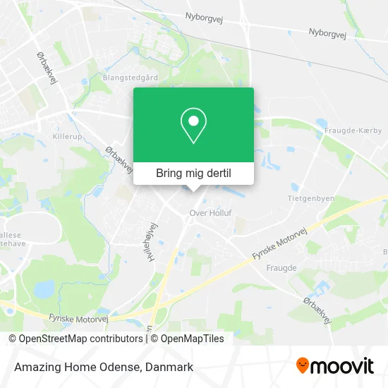 Amazing Home Odense kort