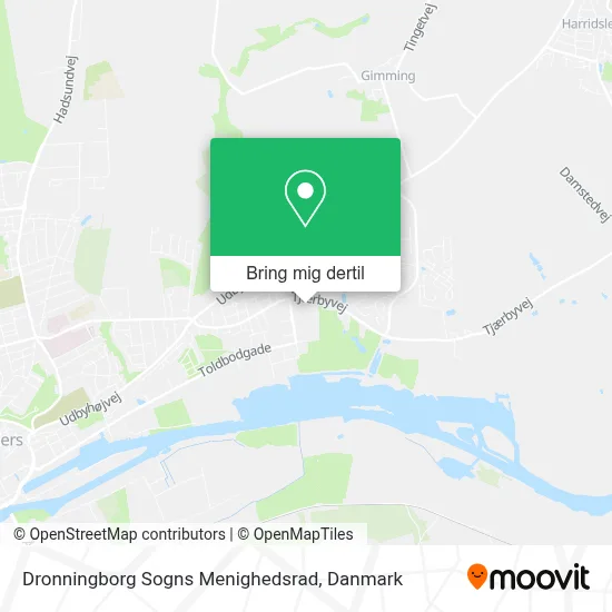 Dronningborg Sogns Menighedsrad kort