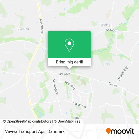 Vaviva Transport Aps kort