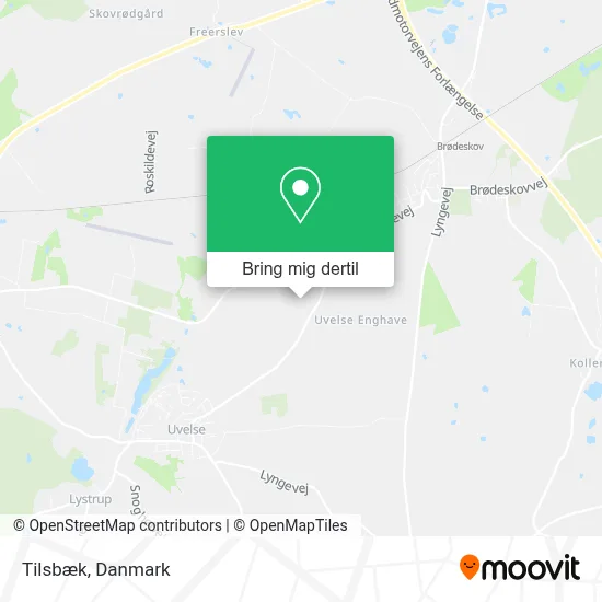 Tilsbæk kort
