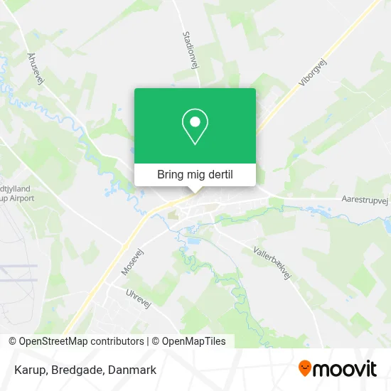 Karup, Bredgade kort